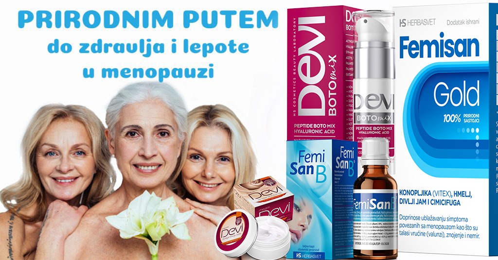 Femisan i Devi kozmetika u menopauzi
