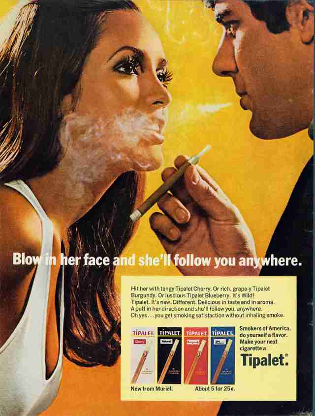 Tipalet cigarete reklama