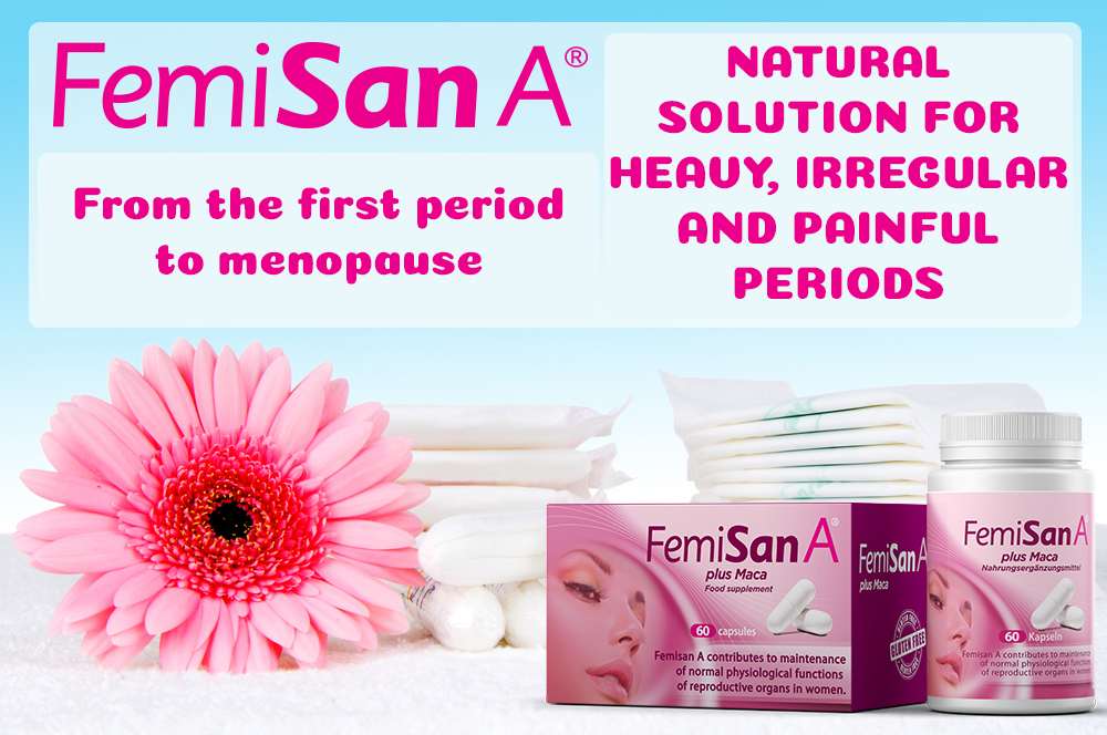 Femisan A, natural solution for heavy periods