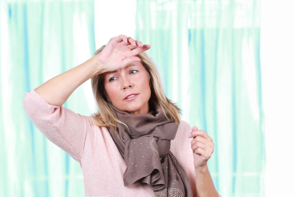 Sweats as symptom of menopause