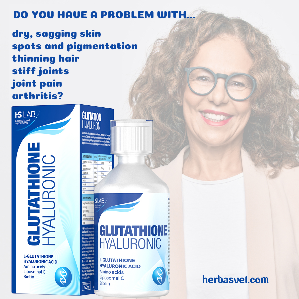 Glutathione Hyaluronic contains hyaluronic acid