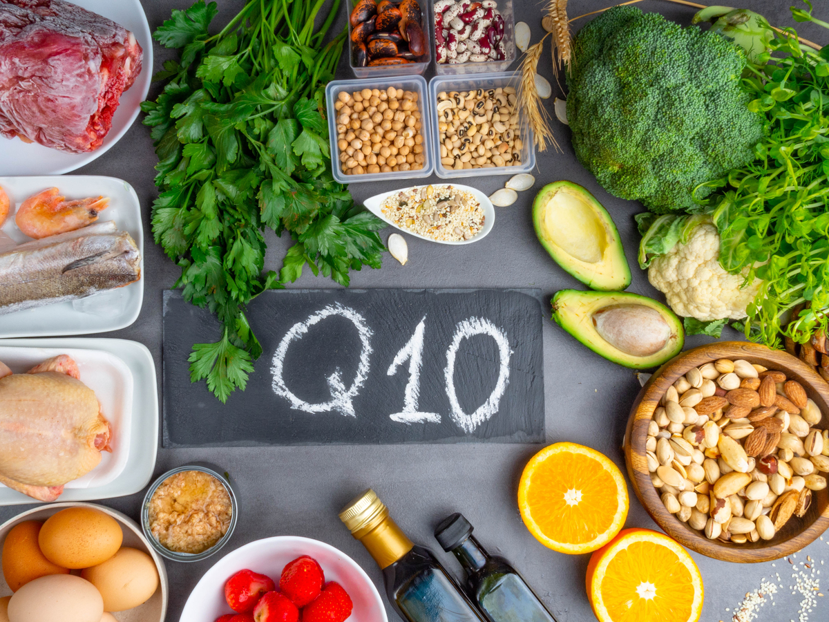 The food containing the coenzyme q10