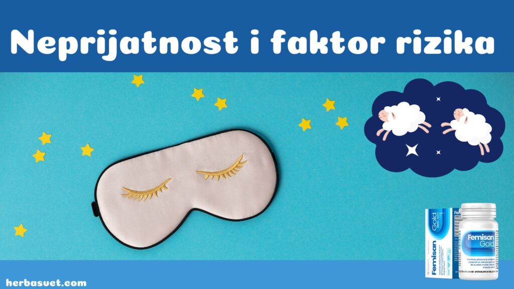 poremećaj sna u menopauzi: neprijatnost i faktor rizika