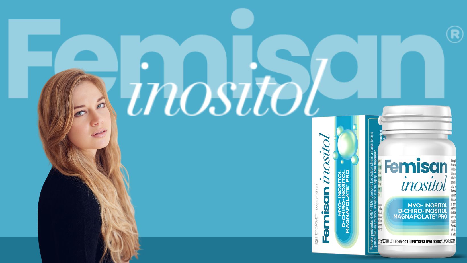 Femisan Inositol i nasmejana žena
